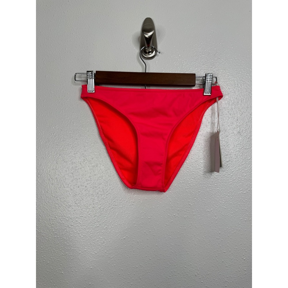 Good American‎ NWT Fiery Coral Bikini Bottom Size 0